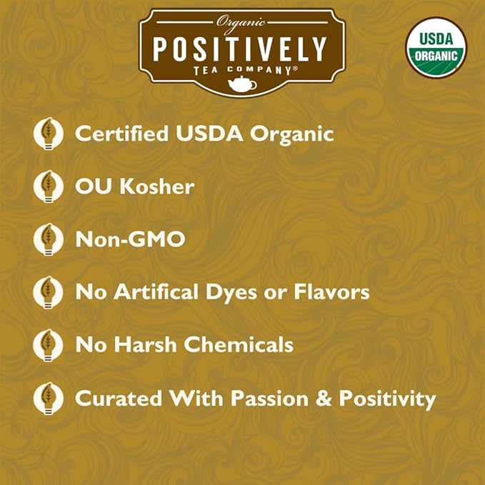 Organic Positively Tea Company, Orange Blossom Special, Oolong Tea, Loose Leaf, 4 Ounce