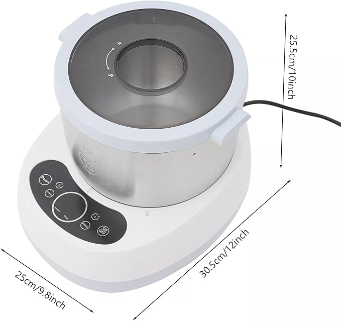 4.5Qt Dough Mixer Machine, Electric Dough Maker with Ferment Function, Perfect for Bread Pizza Roti Dumpling Dough & Sourdough