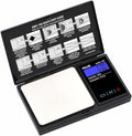 Series Digital Pocket Weight Scale, Stainless-Steel Backlit LCD 100g x 0.01g, (Black), AWS-100-Black - AMERICAN WEIGH SCALES