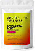 Sparkle Wellness Bone Mineral Boost (Mixed Berry) [30 Serves] | Collagen Powder Supplement | FORTIBONE Bioactive Collagen Peptides and Buffered Vitamin C Nutra C | Bone Supplements