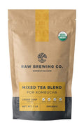Kombucha.com Certified Organic Loose Leaf Tea - Kombucha Brewing Blends (Black/Green/White Tea Blend, 1 Pound). Makes up to 50 gallons.