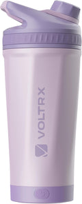 VOLTRX ChillMix Shaker Bottle Insulated Stainless Steel - USB C Rechargeable Electric Protein Shake Mixer, Shaker Cups for Protein Shakes and Meal Replacement, Dream Purple, 16 oz