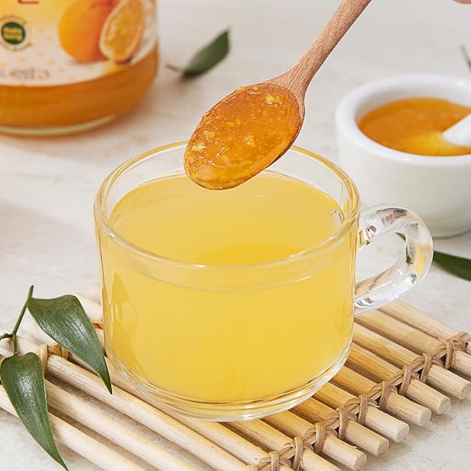 Damtuh Honey Jeju Hallabong Tea 2.2lb (35.3 fl oz) – Traditional Korean Tangerine Marmalade Preserve, Sweet Honey Fruit Tea