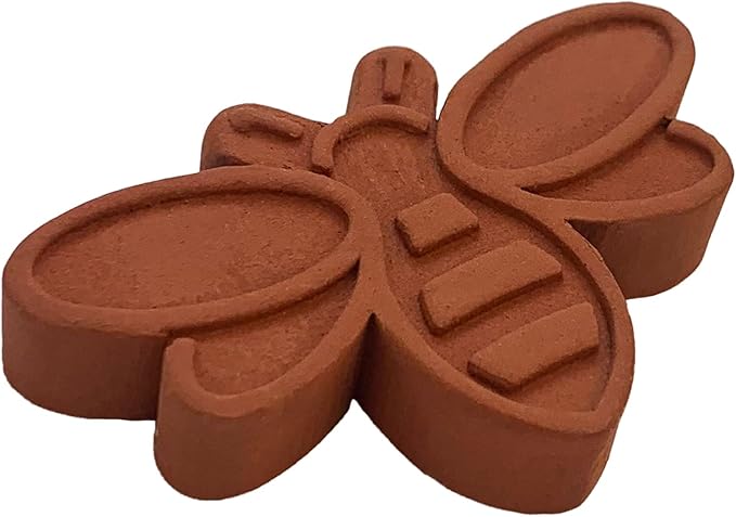 Fox Run Terracotta Brown Sugar Keeper and Saver, Bee, Set of 2