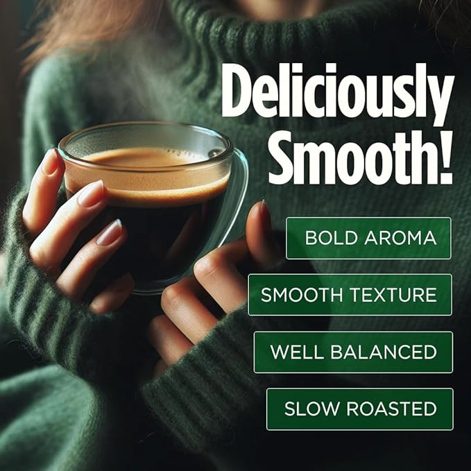 VitaCup Perfect Low Acid Coffee Pods, USDA Organic & Fair Trade, Mycotoxin Free, Dark Roast Guatemala Single Origin, Clean & Pure Recyclable Single Serve Pod compatible w/Keurig K-Cup Brewers,16 CT