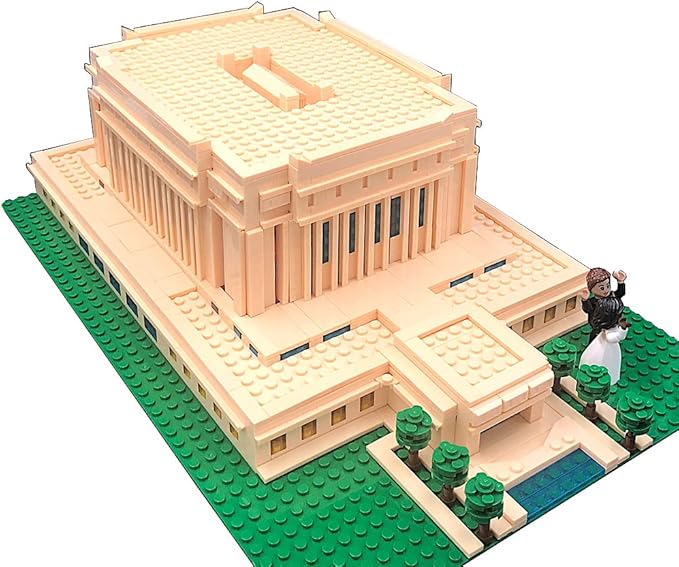 Brick'Em Young Brick'em Young Mesa Temple - 1,523 Pieces - Ages 12+