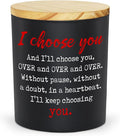 TEEZWONDER Christmas Anniversary Wedding Gifts for Husband Wife - Vanilla Lavender Candle 10 oz - Wedding Gift for Couple, Romantic Birthday Gifts for Him Her Boyfriend Girlfriend Women Men