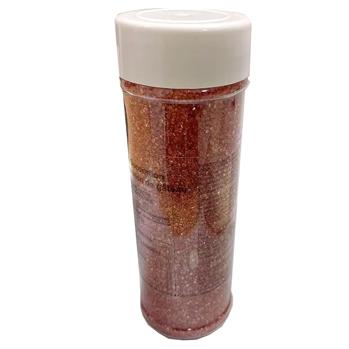Sentovac Red Sanding Sugar for Baking Edible Sparkling Sugar Sprinkles Coarse Sugar Crystals for Baking Topping Cake Cookie Cupcake Topper Ice Cream Decoration Supplies 3.2 OZ