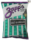 Zapp’s New Orleans Kettle-Style Potato Chips, Salt and Vinegar – Crunchy Chips with a Bold Flavor, Great for Lunches or Snacking on the Go, 1.5 oz. Bag (Pack of 30)