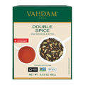 VAHDAM, Double Spice Masala Chai Tea (50+ Cups, 3.53oz) Strong, Robust & Spicy Blend - Black Tea CTC, Cardamom, Cinnamon, Cloves & Black Pepper | Pure Unblended Loose Leaf Tea | Vacuum Sealed