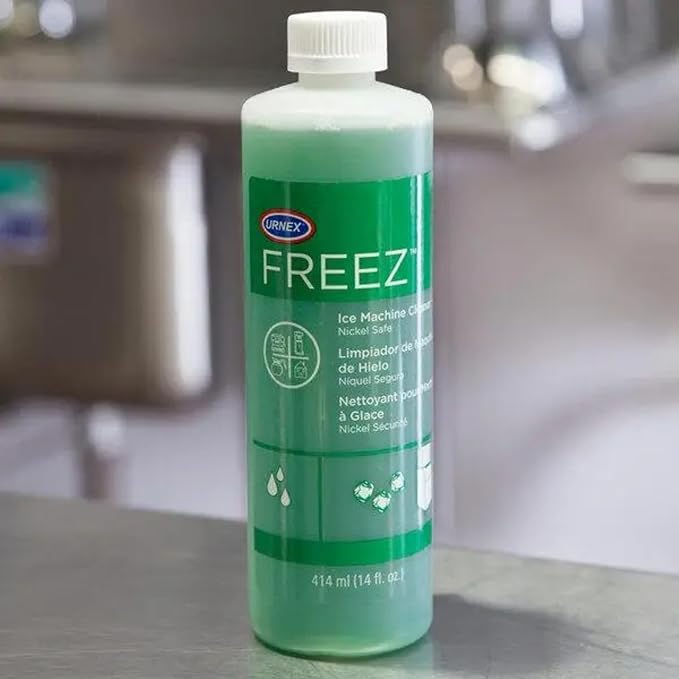 Urnex Freez Ice Machine Cleaner - 14 Ounce - 5 Use - Nickel Safe Formula Based On Citric Acid Commercial Ice System Cleaning Product