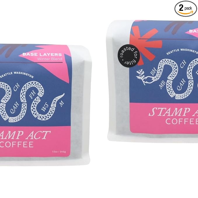 Bean Box Holiday Coffee Sampler - Base Layers - Winter Blend, 2-Pack, Whole Bean Coffee