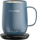 Self Heating Coffee Mug T2, 16oz Smart Heated Coffee Mug, 150 Min Battery Life - Hot up to 149℉ Temperature Control Coffee Mug Warmer, Gifts for Dad Mom (No APP)