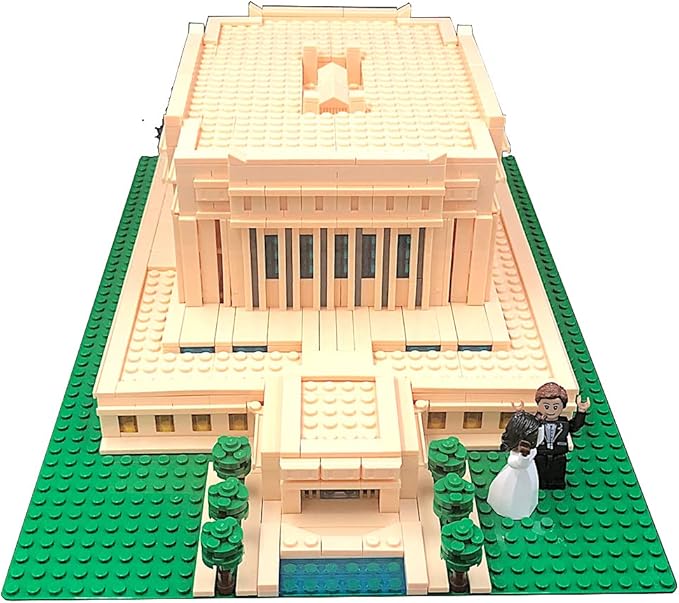 Brick'Em Young Brick'em Young Mesa Temple - 1,523 Pieces - Ages 12+