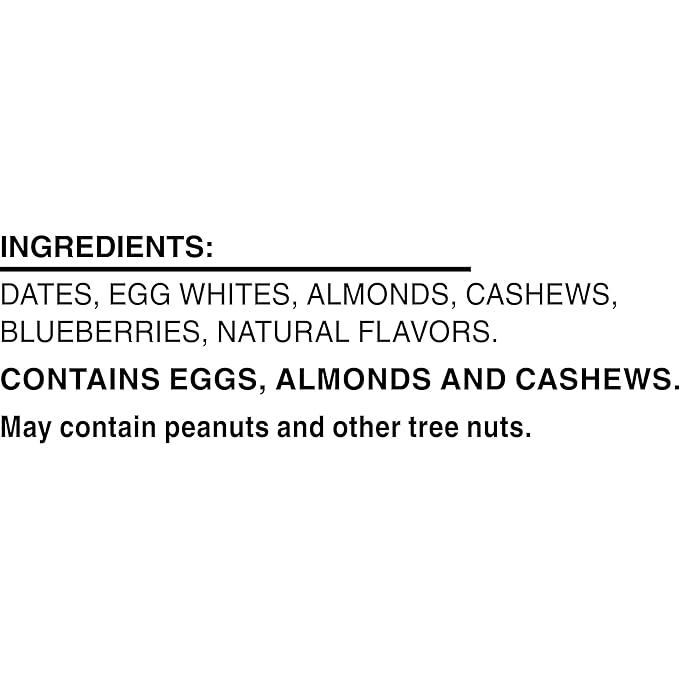 RXBAR Protein Bars, Protein Snack, Snack Bars, Blueberry, 18.3oz Box (10 Count)