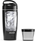 PROCHAIN Electric Protein Shaker Bottle, USB Rechargeable Protein Shakes Mixer, with Powder Storge Cup, Portable Water Drink Bottles for Gym Sport Workout, BPA-Free Tritan, 22oz