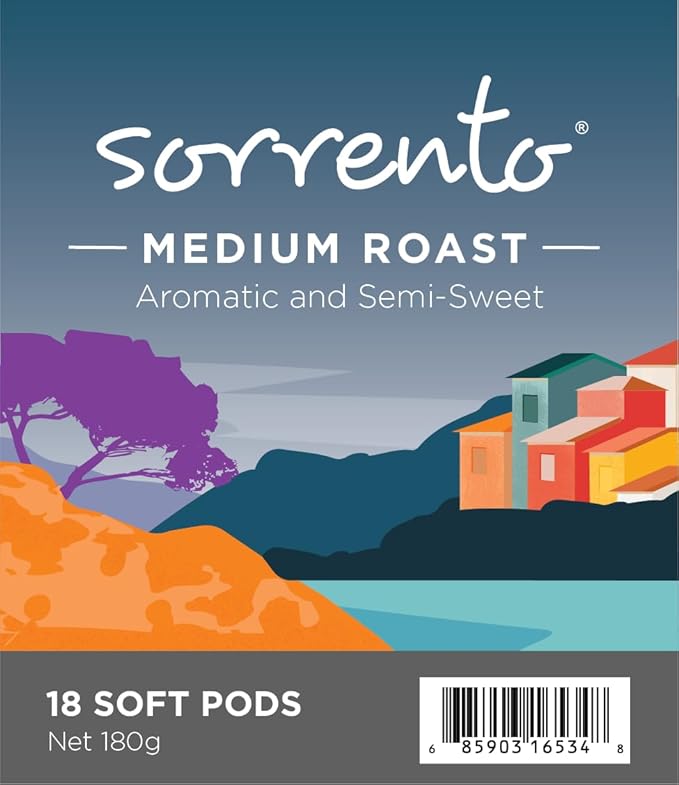 Wolfgang Puck Coffee, Sorrento, 9.5 Gram Soft Pods, 18 Count (Pack of 1)