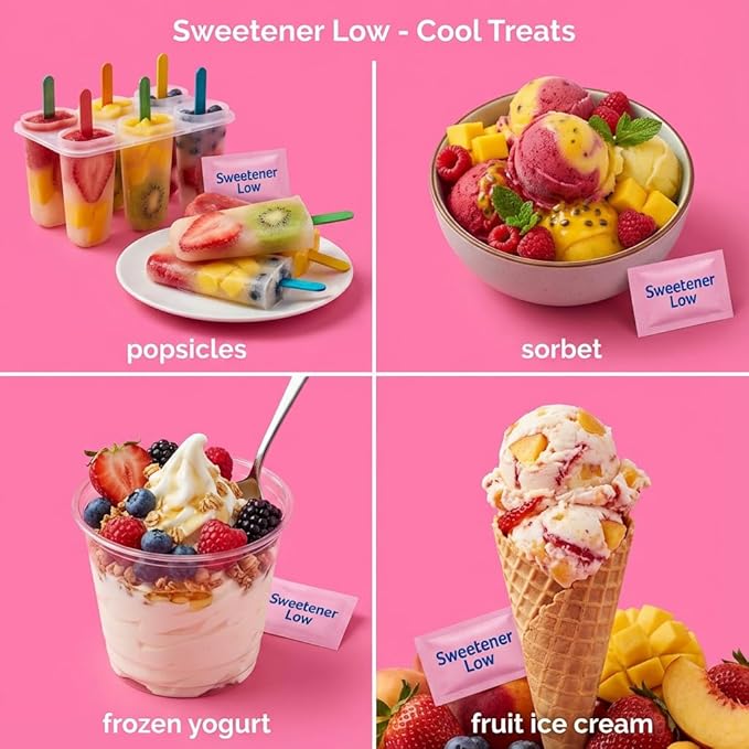 Zero Calorie Sweetener – 500 Count. A Pink Sweetener with Saccharin, No Aftertaste. Perfect for Coffee, Tea, and Baking. A Keto-Friendly, Vegan, and Gluten-Free Sugar Substitute for a Healthy Lifestyle.