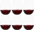 Improved Design of Our 2017 New York Times Best Stemless Glass – Set of 6 European-Made Stemless Wine Glasses, Reinforced Base for Added Stability & Premium Feel, Dishwasher-Safe, Lead-Free, 17 oz.