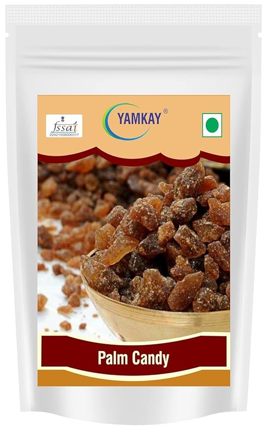 Yamkay Palm Candy Panakarkandu | Organic Palm Sugar Karkandu | Authentic Indian Palm Candy | Pure Palm Sugar | Natural Sweetener for Cooking & Baking (300 GM, Palm Candy)