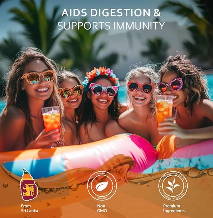 Olinda Herbal Ginger Peach Green Tea Organic Cold Brew & Hot Brew Bags Refreshing Fruity Drink