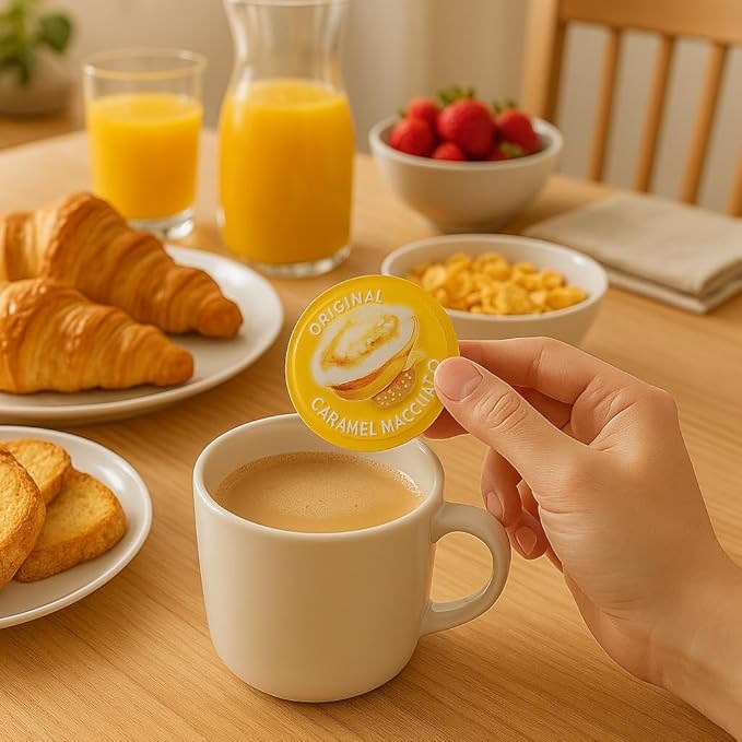 Flavored Coffee Creamer Singles Variety Pack – 30 Liquid Portions, Shelf-Stable & Non-Dairy – No Refrigeration Needed – For Hot & Iced Coffee
