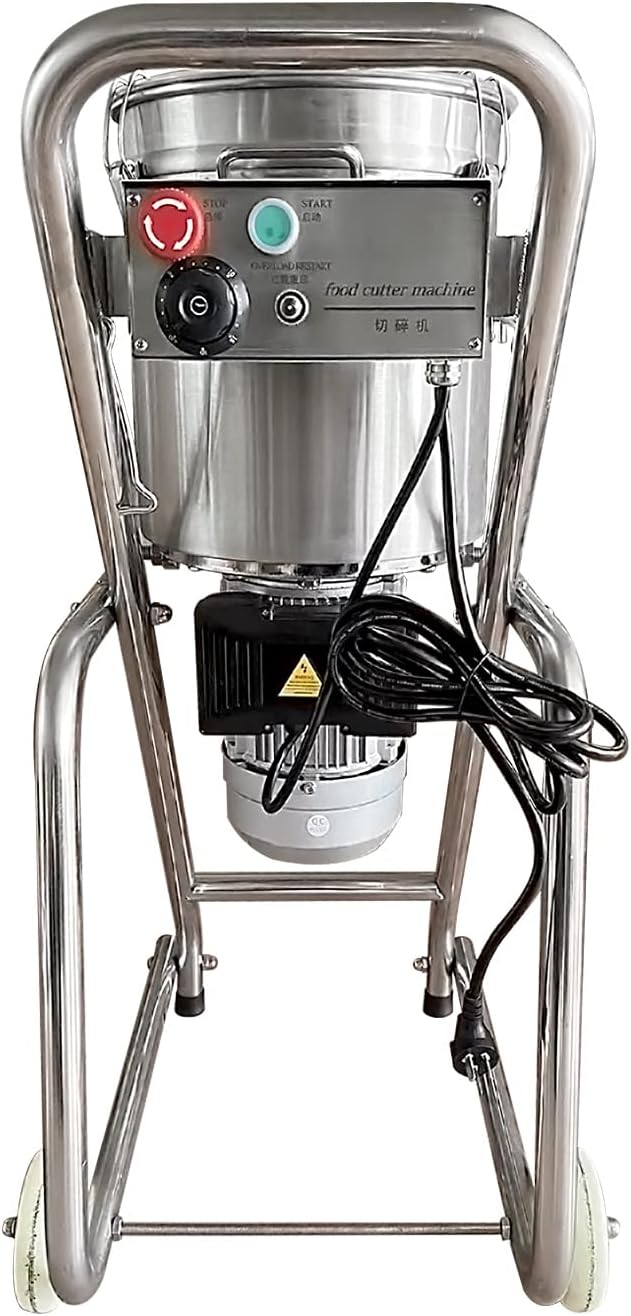 Commercial Food Cutter and Food Processor,Meat Chopper Machine Stainless Steel Universal Food Mixer Vegetable Industrial Fruit Blender,Vegetable Blender,Animal Feed Cutter & Mixer for Farm (32L)