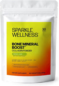 Sparkle Wellness Bone Mineral Boost (Tropical) [30 Serves] | Collagen Powder Supplement | FORTIBONE Bioactive Collagen Peptides and Buffered Vitamin C Nutra C | Bone Supplements