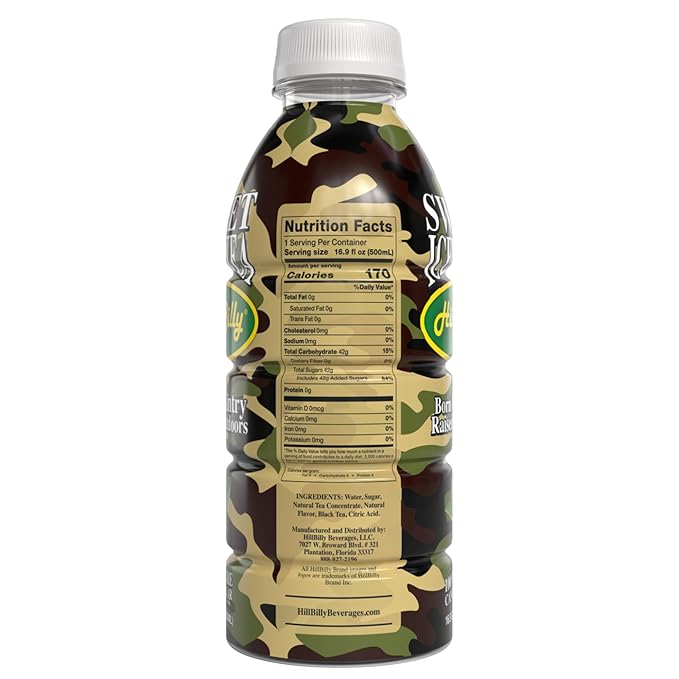 HillBilly Iced Teas, Sweet Iced Tea, 12 Count