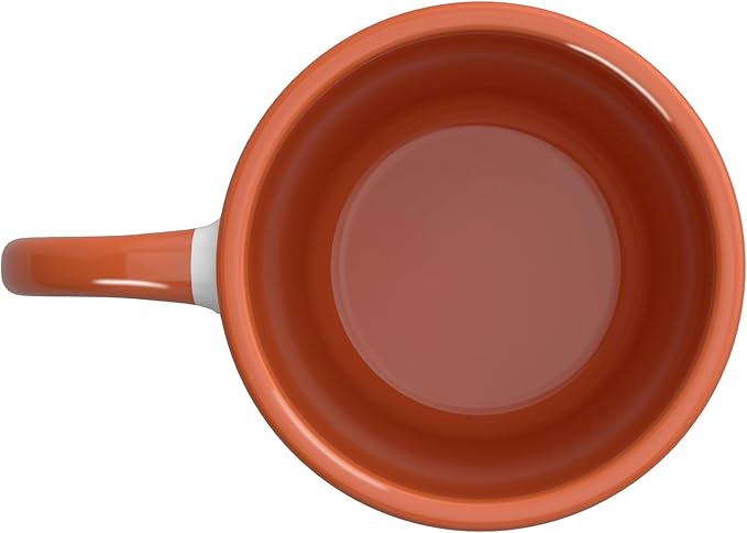 Best Mom Ever Heart Mother's Day Love Ceramic Mug, Orange/White