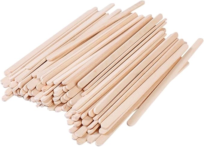 Gmark Coffee Stir Sticks 7.5" 1000pc Round End, Eco Friendly Coffee Stirrers Wood for Hot Drinks - Natural Birch Wood GM1117