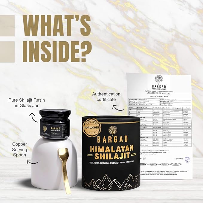 Himalayan Shilajit Resin for Women | 100% Pure, Gold Grade & Lab Tested | Boosts Energy, Immunity & Vitality with Fulvic Acid & 85+ Minerals | 30g of Premium Wellness