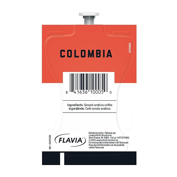 Flavia Alterra Colombia Coffee Freshpacks works only with Flavia Brewers, Medium Roast (Case of 100)