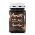 Amoretti - Natural Rocky Road Artisan Flavor Paste, 8 oz, Perfect For Ice Cream, Beverages, Cakes, and more, Preservative Free, Vegan, Gluten Free, No Artificial Sweeteners, Highly Concentrated