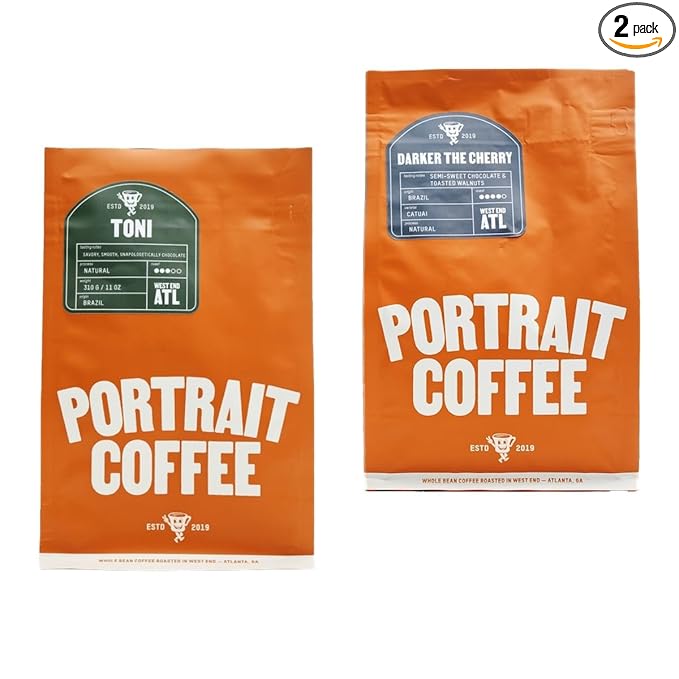 Bean Box Sampler - Roasted by Portrait, 2-Pack, Freshly Ground Coffee, Gourmet Coffee