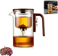 Enchanti Tea Pot- 800ml/27.1oz Enchantipot Magic Tea Pot With Strainer, Witchcraft Magical Enchanted Glass Teapot, Magnetic Filtration Pot with Handle, Loose Tea Witchcraft Teapot (27.1oz)