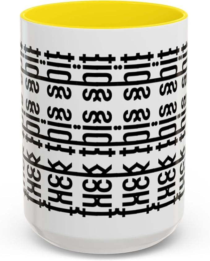 Bold Statement Coffee Mug, Hidden Message Unique Gift for Caffeine Lovers, Funny Office Mug, Housewarming, Birthday,