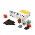 Yum!Brew Instant Freeze-Dried Coffee – 4-Flavor Variety Pack | Yunnan Arabica Beans | Americano, Espresso, Jasmine, Coconut | 12 Servings | Hot & Cold Brew | No Sugar | Travel Pods