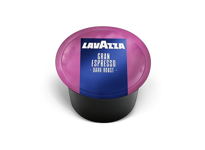 Lavazza Blue Gran Espresso Capsules, Arabica and Robusta Blend, Compatible with Lavazza Classy Machines (100 Capsules)