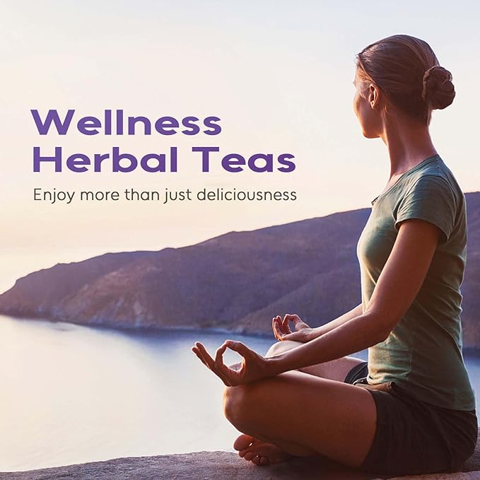 FullChea - Hyssop Tea Bags, 50 Count Caffeine-Free Herbal Tea Bags, Premium Hyssop, Support Digestion & Promote Relaxation