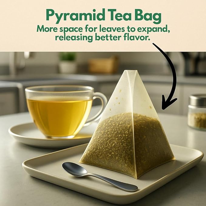 Tozzy Organic Dandelion Root Tea – 100 Count, Plant-Based Pyramid Tea Bags