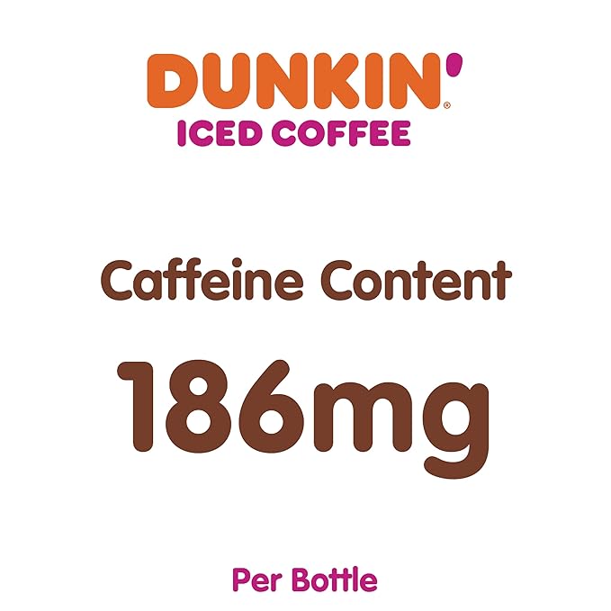 Dunkin' Mocha Iced Coffee Bottle, 13.7 fl oz, 12 Pack