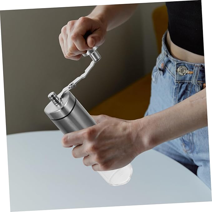 Stainless Steel Manual Triangle Handle Coffee for Travel-friendly Design for Home and Outdoors No Power Needed Kitchen Tool