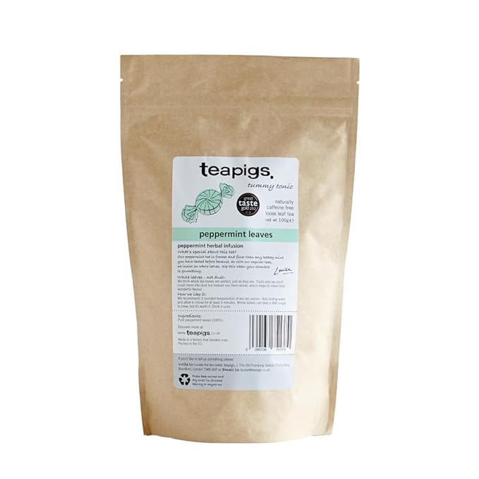 Teapigs Peppermint Leaves Loose Tea Made With Whole Leaves (1 Pack Of 100g)