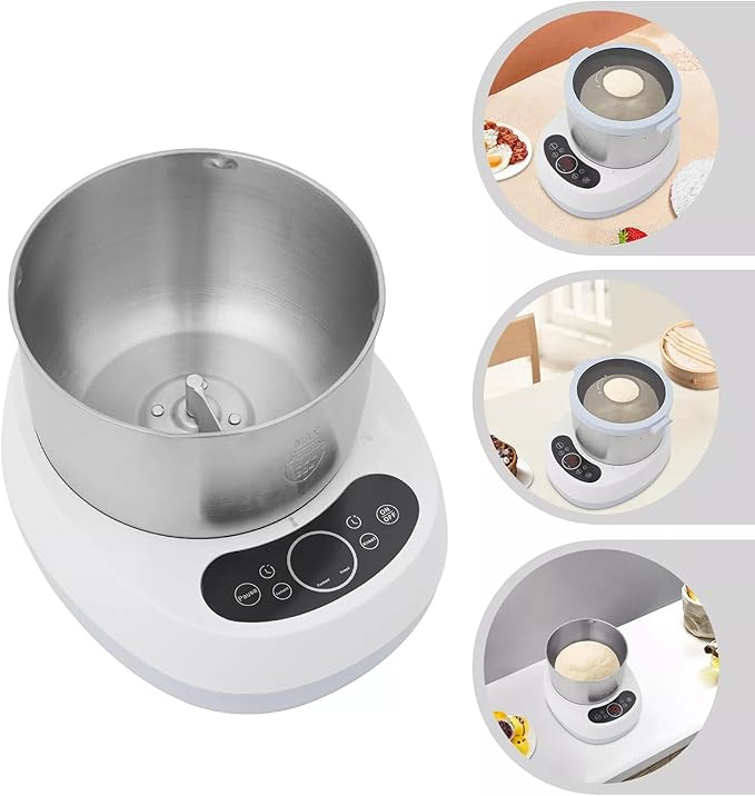 4.5Qt Dough Mixer Machine, Electric Dough Maker with Ferment Function, Perfect for Bread Pizza Roti Dumpling Dough & Sourdough