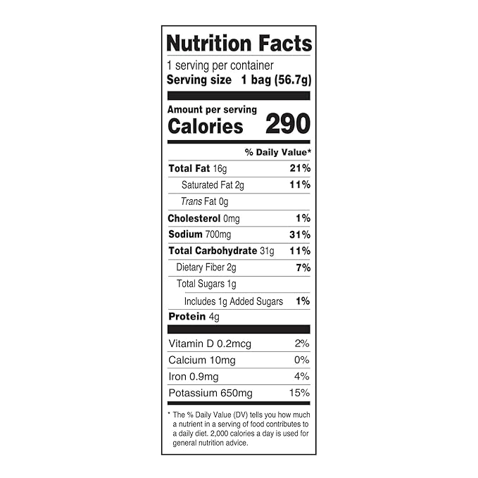 Zapp’s New Orleans Kettle-Style Potato Chips Salt and Vinegar Flavor (2 oz Bags, 25 Count), Crunchy Chips with a Spicy Kick, Perfect On-The-Go, Gluten Free Snack