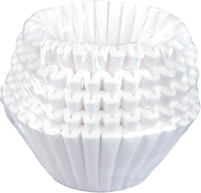 Katy's Extra Large Coffee Filters (12.5” x 4.5” Inch) For BUNN 1.5 to 3 Gallon Coffee & Tea Machines - Premium, Tall Walls, No Ground Overflow - Commercial Coffee Filters for Businesses (Bulk Pack)