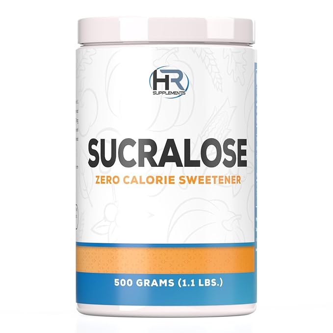 HR Supplements Sucralose Powder | 500 Grams | Zero Calorie Sweetener & Keto Sugar Substitute