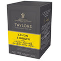 Taylors of Harrogate Lemon & Ginger, Herbal Tea, Individually Wrapped Bags, 20 Count (Pack of 1), Cleansing, Invigorating and Citrussy, Caffeine-Free, Enjoy Hot or Iced, 20 Teabags