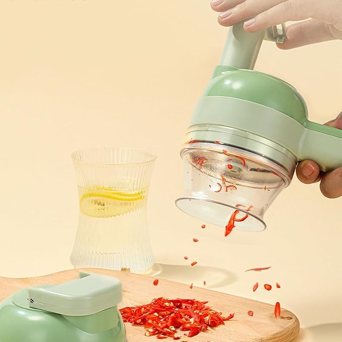 5 in 1 portable handheld electric vegetable cutting machine,Electric Vegetable Cutter, multi-functional vegetable and fruit electric cutting and shredding machine,choppers.